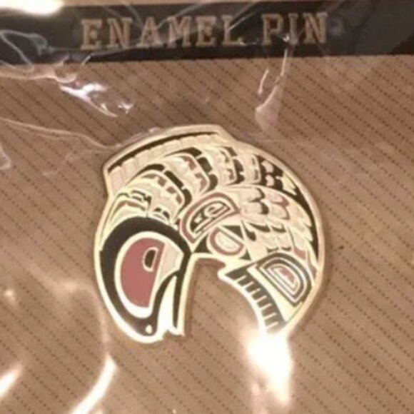 NWT Salmon Enamel Pin Native Northwest Elements - Picture 3 of 6